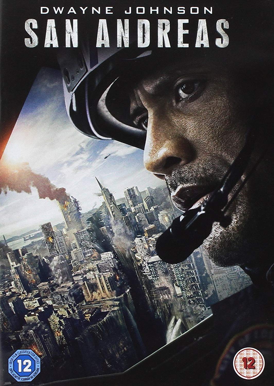 Película San Andreas en DVD con Dwayne Johnson acción del cine de catástrofes de 2015