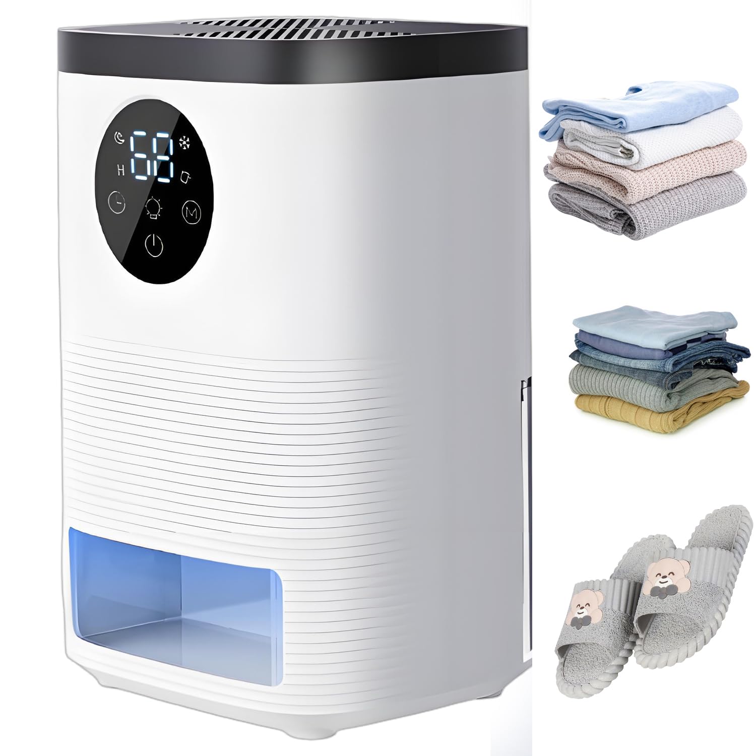 Deumidificatori Compatti per la casa, sbrinamento automatico, essiccatore elettrico assorbiumidità portatile per camera da letto, bagno, armadio per camera, guardaroba, bagno