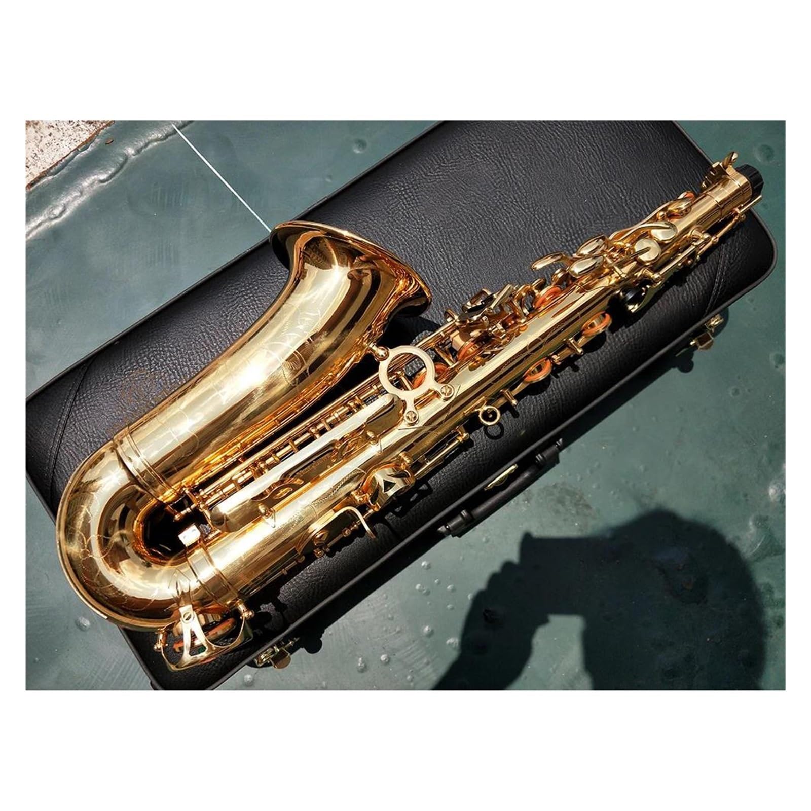 Saksofon Altowy E-flat Instrument Muzyczny Profesjonalne Wykonanie Z Ustnikiem W Obudowie profesjonalny Saksofon (Color : Cloth Case)