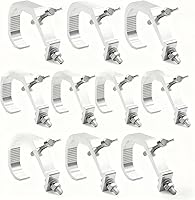 Vista 1 de Paquete de 6 abrazaderas de luz de escenario, abrazadera de armadura de aleación de aluminio, gancho de abrazadera de luz de escenario