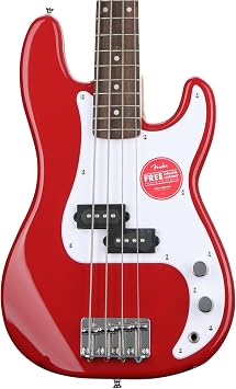 Mini Precision Bass, Laurel Fingerboard, Dakota Red