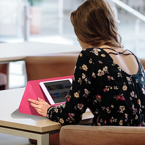 Miniatura 2 de Almohada suave para tablet con bolsillo, soporte de cojín para tableta, 3 ángulos de visión ajustables, soporte perezoso para sofá de cama,