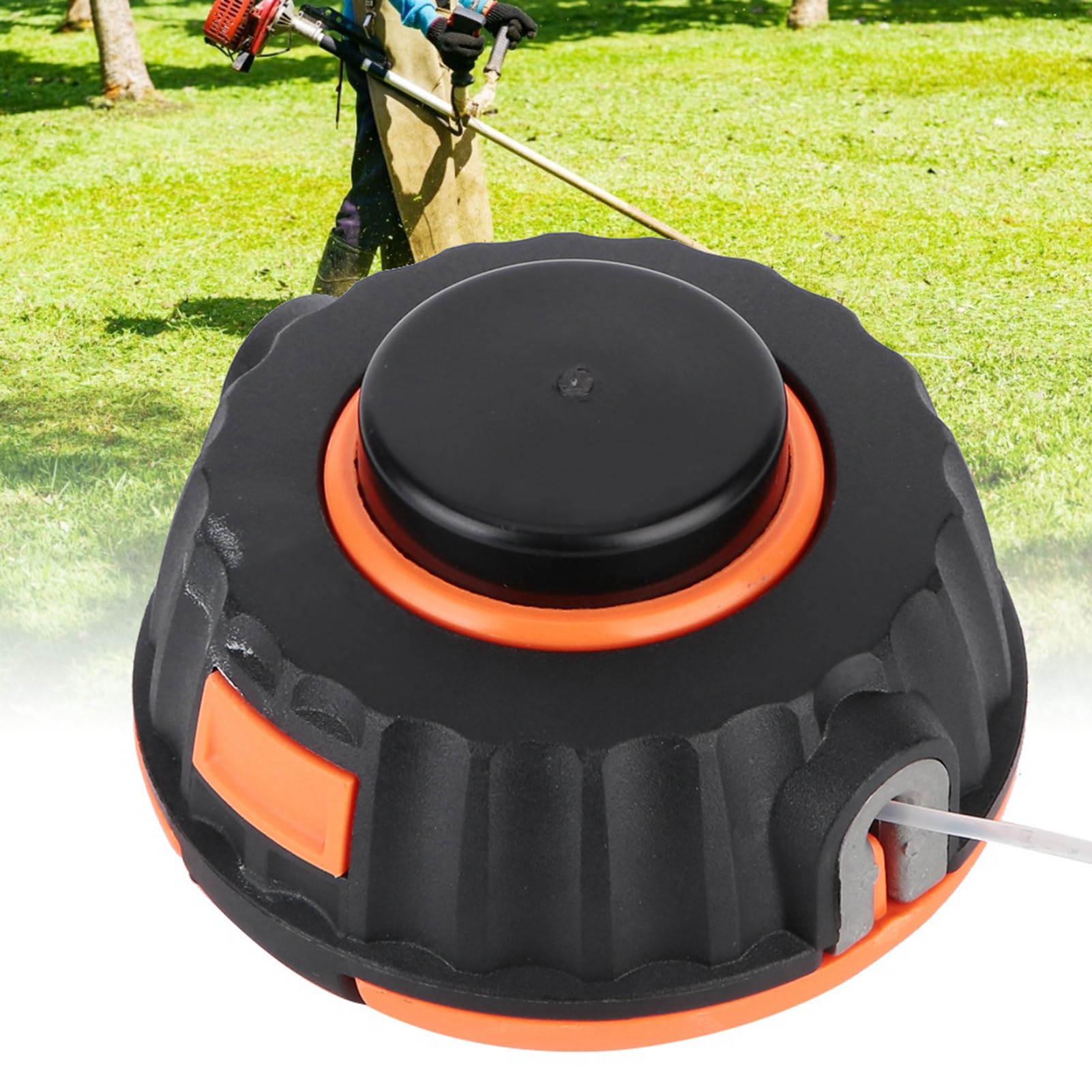 Cabezal de corte para piezas de repuesto McCulloch - cabezal de corte de cepillo universal para B26Ps T26Cs MT260CLS y Weedeater MX557 P4500 PP125, cabezal de corte de 10,5 cm de (Negra)