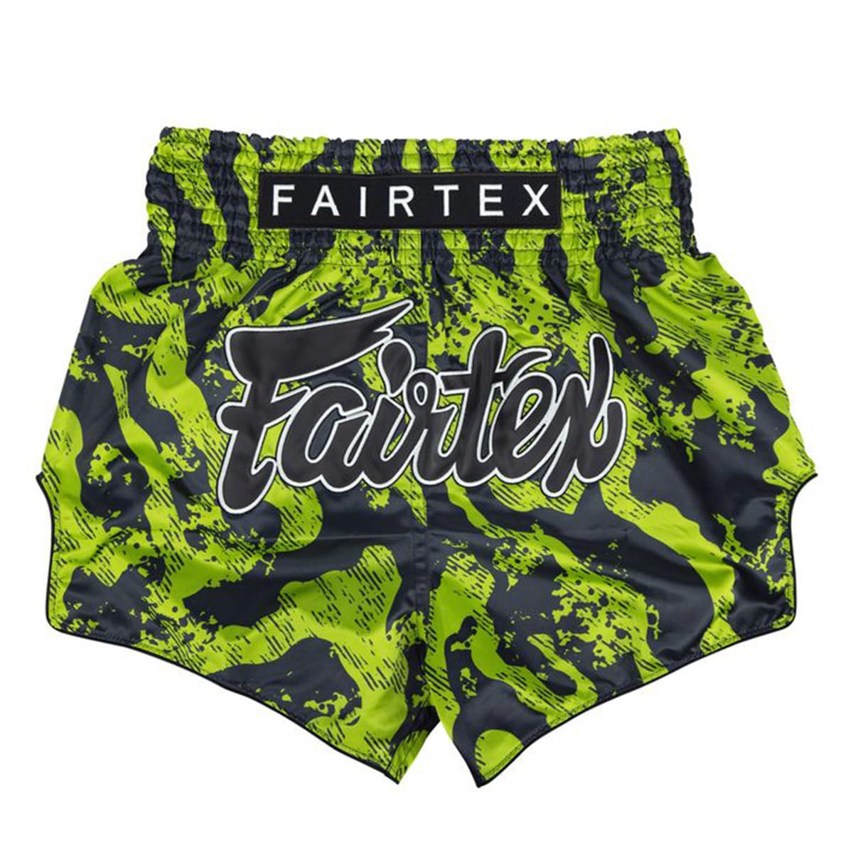 FAIRTEX BS1955 Muay Thai Shorts, Raptor / Kickboxing, Muay Thai Pants, green, L