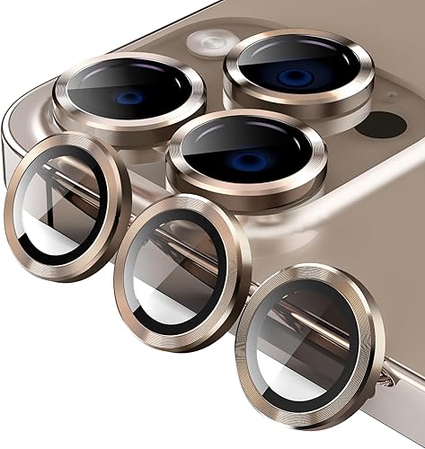 Miniatura 58 de Paquete de 3 x 2 protectores de lente de cámara Jeluse para iPhone 14 Pro Max para iPhone 14 Pro, cubierta protectora de pantalla de vidrio templado