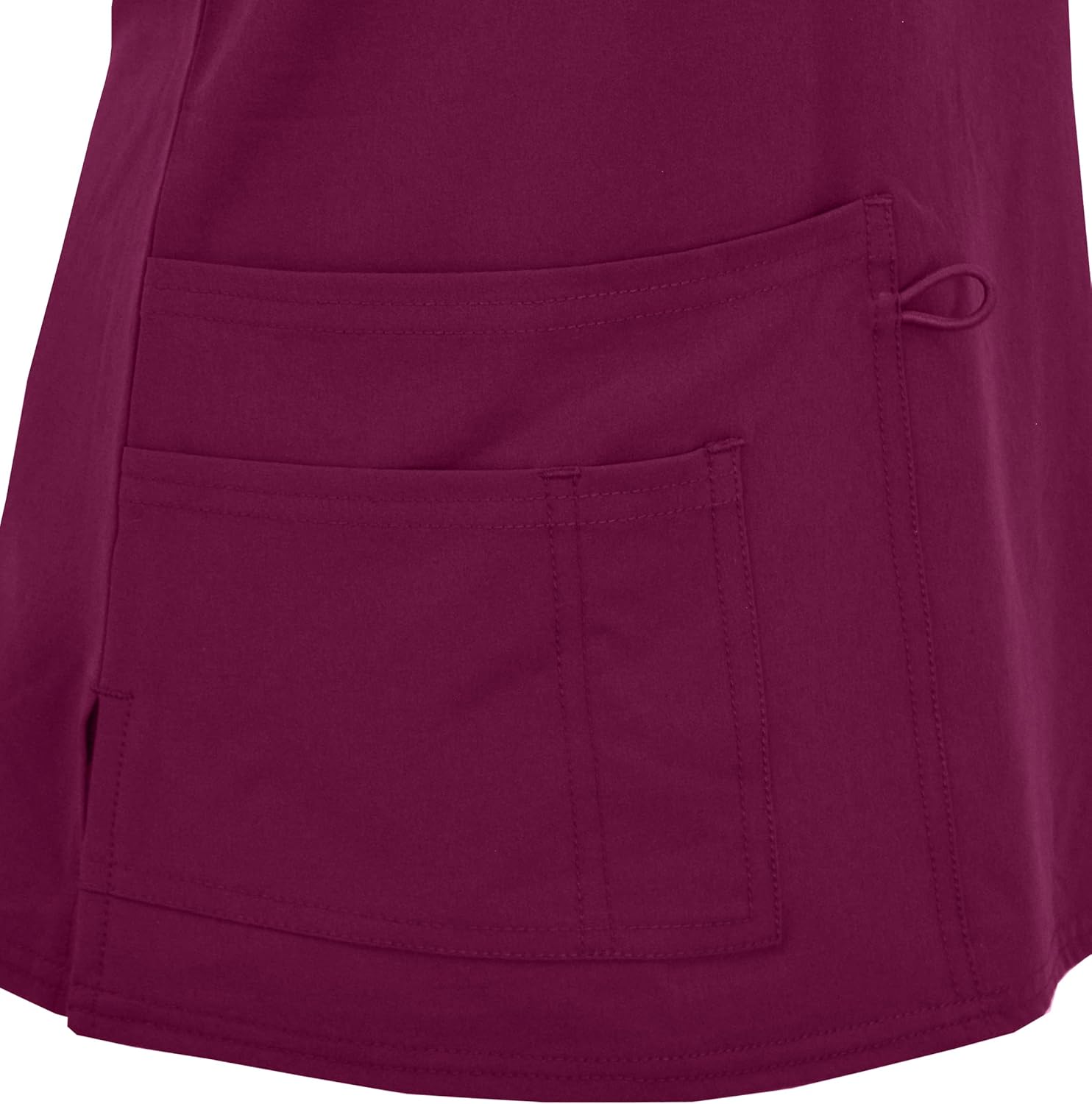 Green Town Scrubs for Women - 4 Pocket V-Neck Scrub Top, Stretch Fabric, Easy Care Uniforms - Image 5