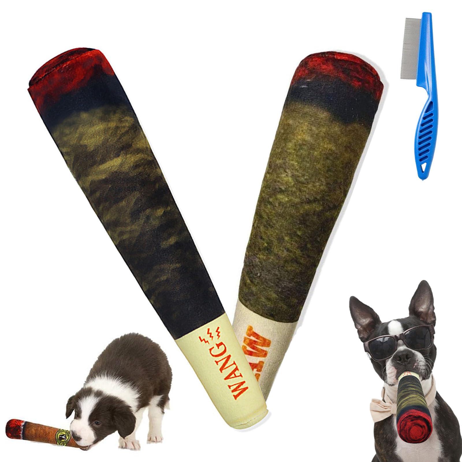 dog chewed on cigarette Toy for Dogs, Fun and Novelty Chewing Toy, Simulation Cigarette Box Toy for Small, Medium and Large DogsBox with Three Cigarettes: Buy Online at Best Price in Egypt Dog Cigarette Toy Large, Plush