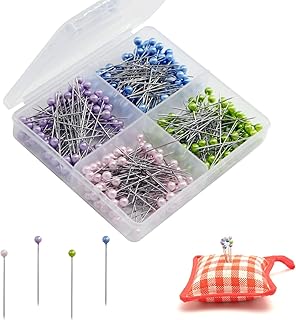 Sponsored Ad - 320 Pcs Sewing Pins Colored Ball Straight Pins Decorative Pearlized Ball Head Pins 1.5 inch Quilting Pins f...