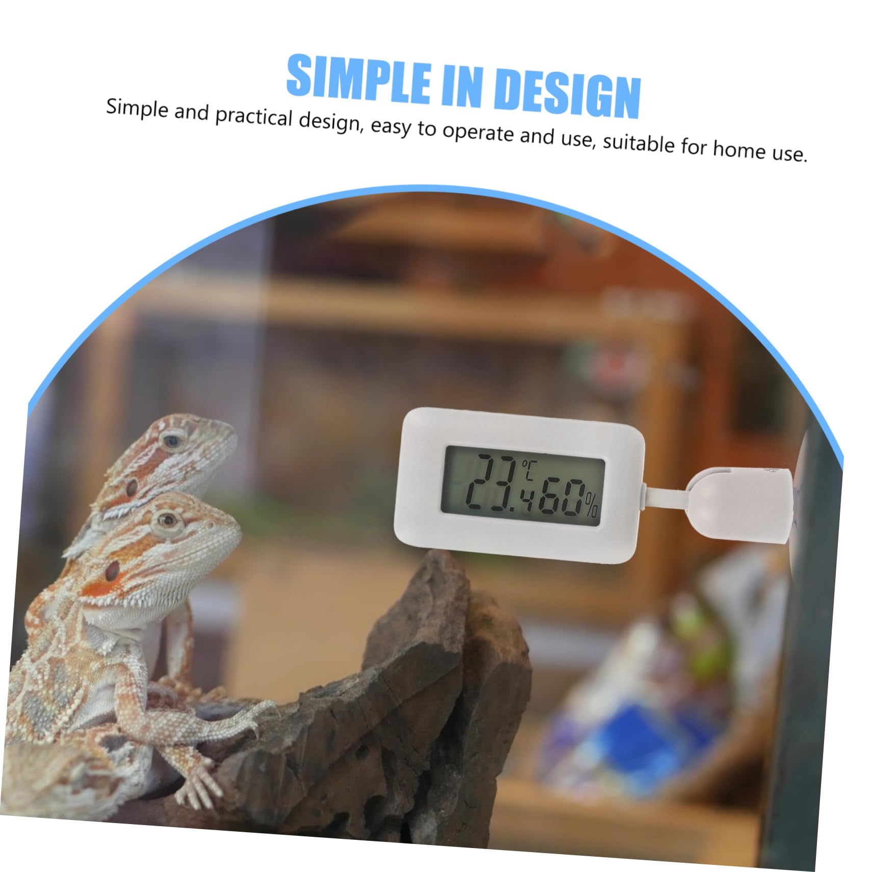 4 Piezas Higrómetro para reptiles termómetro digital Árbol bonsái para acuario. termómetros digital termometro casa termómetro de ventosa rotativa termómetro para reptiles AbS HAPINARY