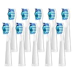 10 Pack Electric Toothbrush Replacement Heads Compatible with Fairywill FW-507/508/551/515/917/959/2011,FW-D1/D3/D7/D8,Toothbrush Replacement Heads Compatible with SEAGO 958/2316/SGKIDS-2303