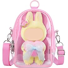 Beautyflier Protective Case for Plush Doll, Clear Figure Display Bag