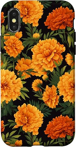 Miniatura 7 de Funda floral para iPhone 11 con diseño de flores inspiradas en caléndula