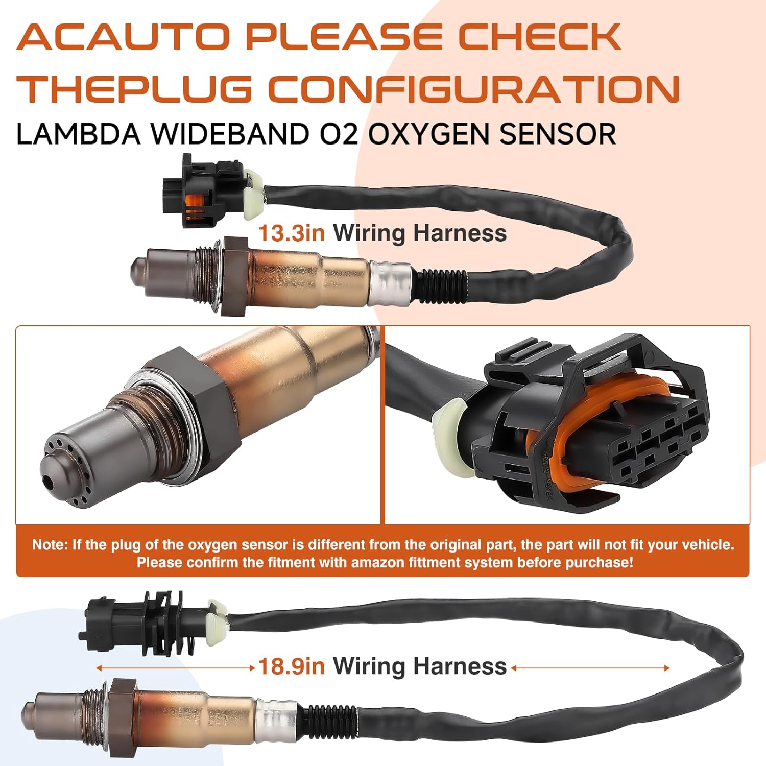 234-4528 234-4529 Upstream Downstream Oxygen O2 Sensor fit for Chevy Cruze 1.4L 2011-2015, fit for Chevy Sonic 1.4L 2012-2020, fit for Chevy Trax 1.4L 2013-2021,fit for Buick Encore 1.4L 2013-2021