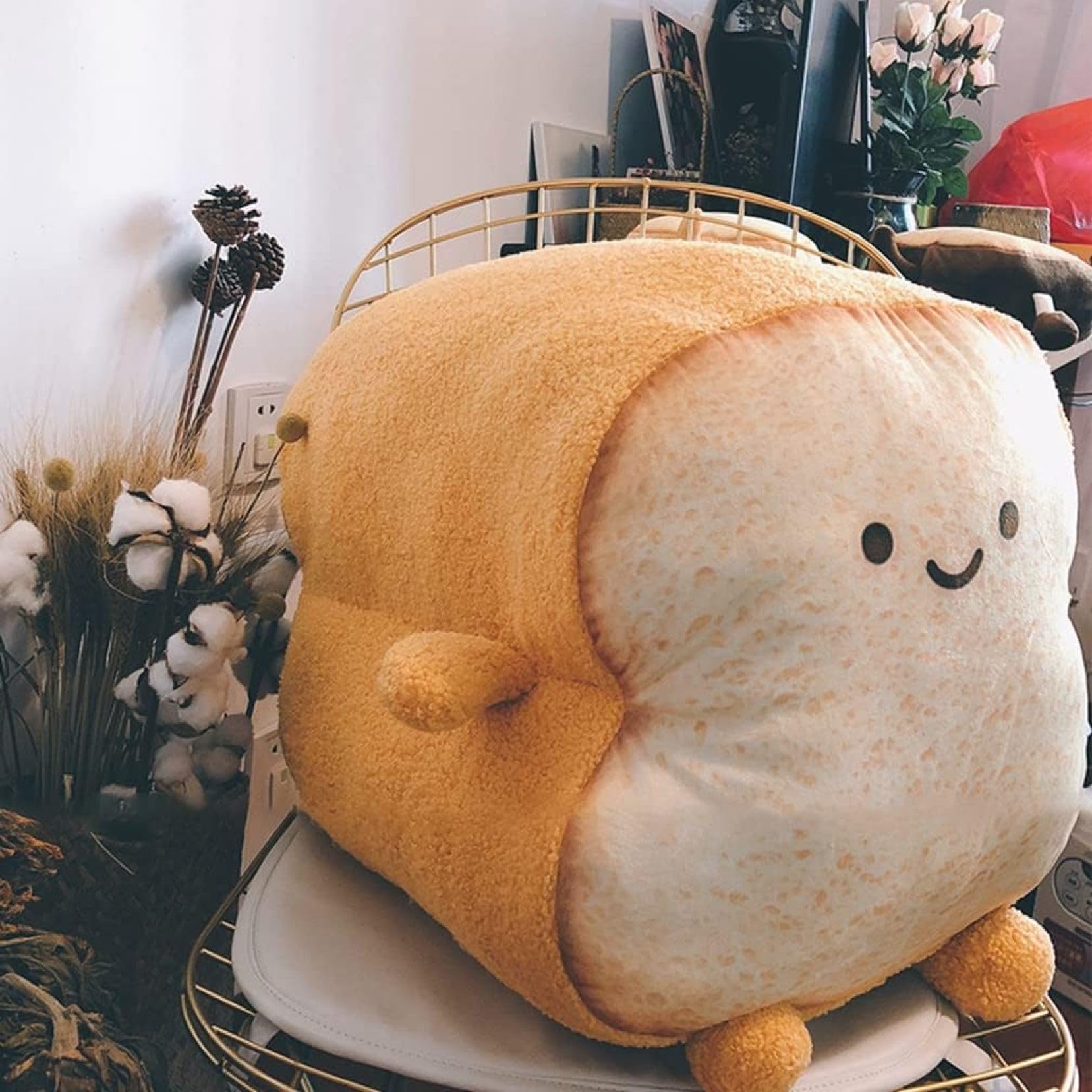 Amazon.co.jp: パン トースト ぬいぐるみ 大きい 特大 抱き枕 人形