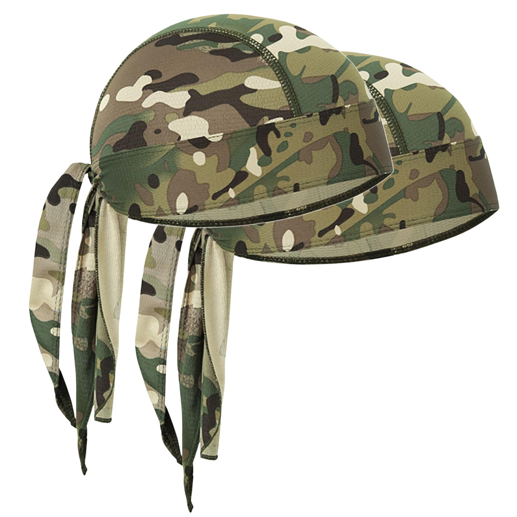 SUZALA Skull Cap Do Rags Head Wraps Sweat-Wicking Helmet Liner for Cycling Breathable Durag for Outdoor Sports