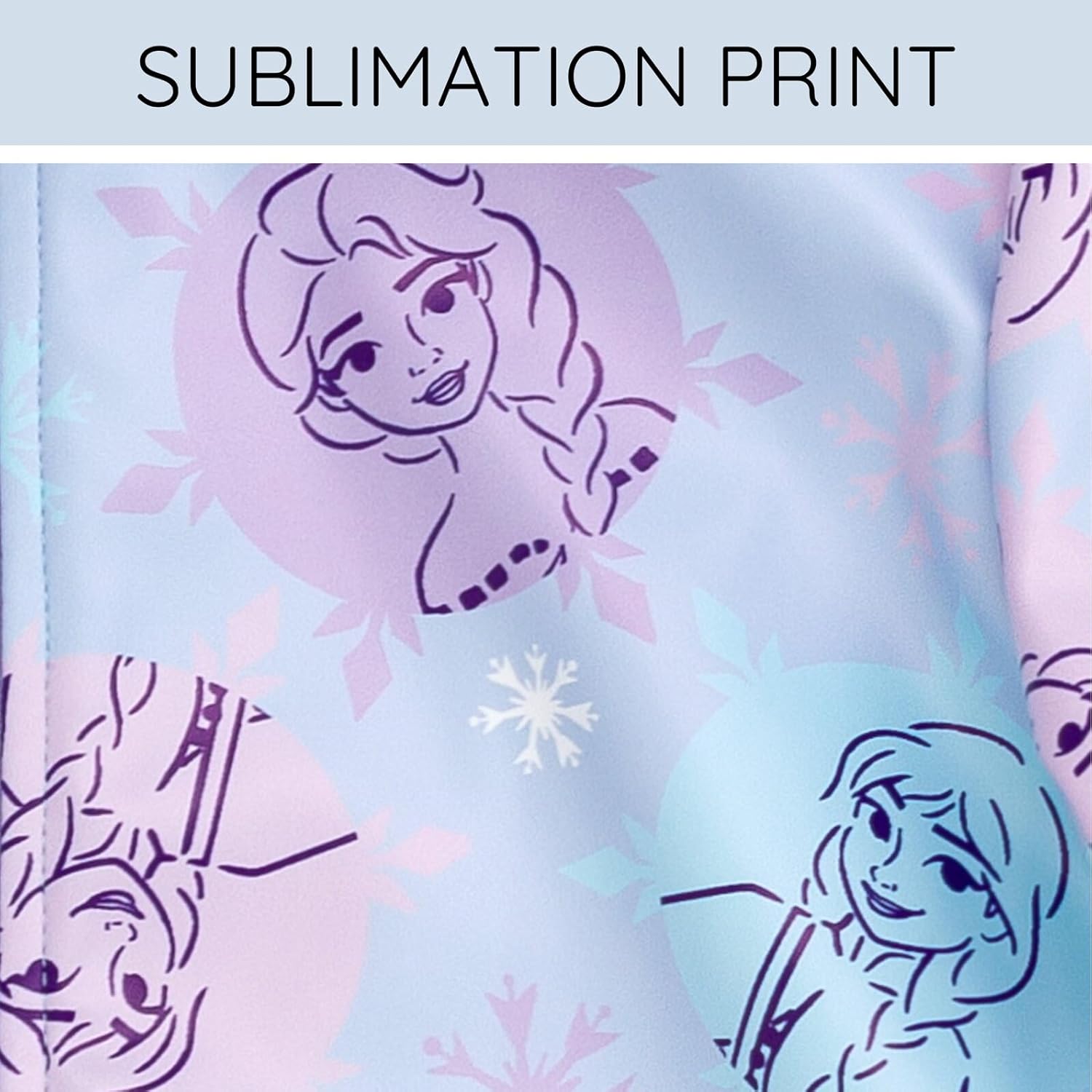 Disney Junior Girls Zip Up Waterproof Rain Jacket Toddler to Little Kid Sizes (3T - 7) - Image 5