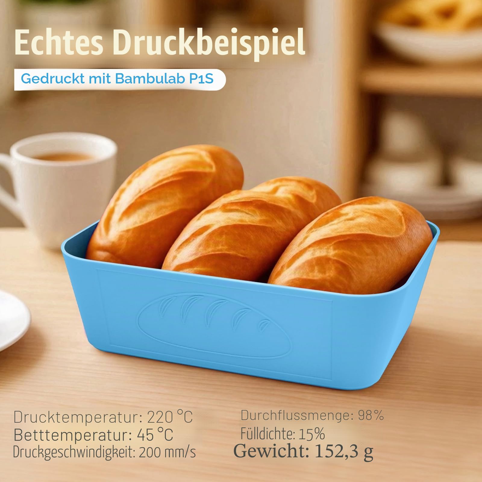 YXPOLYER PLA-Filament, PLA Plus, lebensmittelecht, 1 kg, Pastellblau, lebensmittelecht, AMS-kompatibel, 3D-Druck-Filament, geruchsfrei und sicher zu verwenden, für 3D-gedrucktes Spielzeug