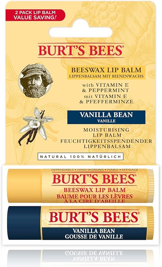 Burt's Bees Lip Balm Multipack Moisturising Lip Balm Set with Beeswax