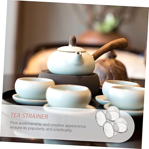 Miniatura 6 de Colador de malla 4 unids Tetera Colador Filtros de café Colador de té Premium Acero inoxidable Taza Taza Tetera de acero inoxidable