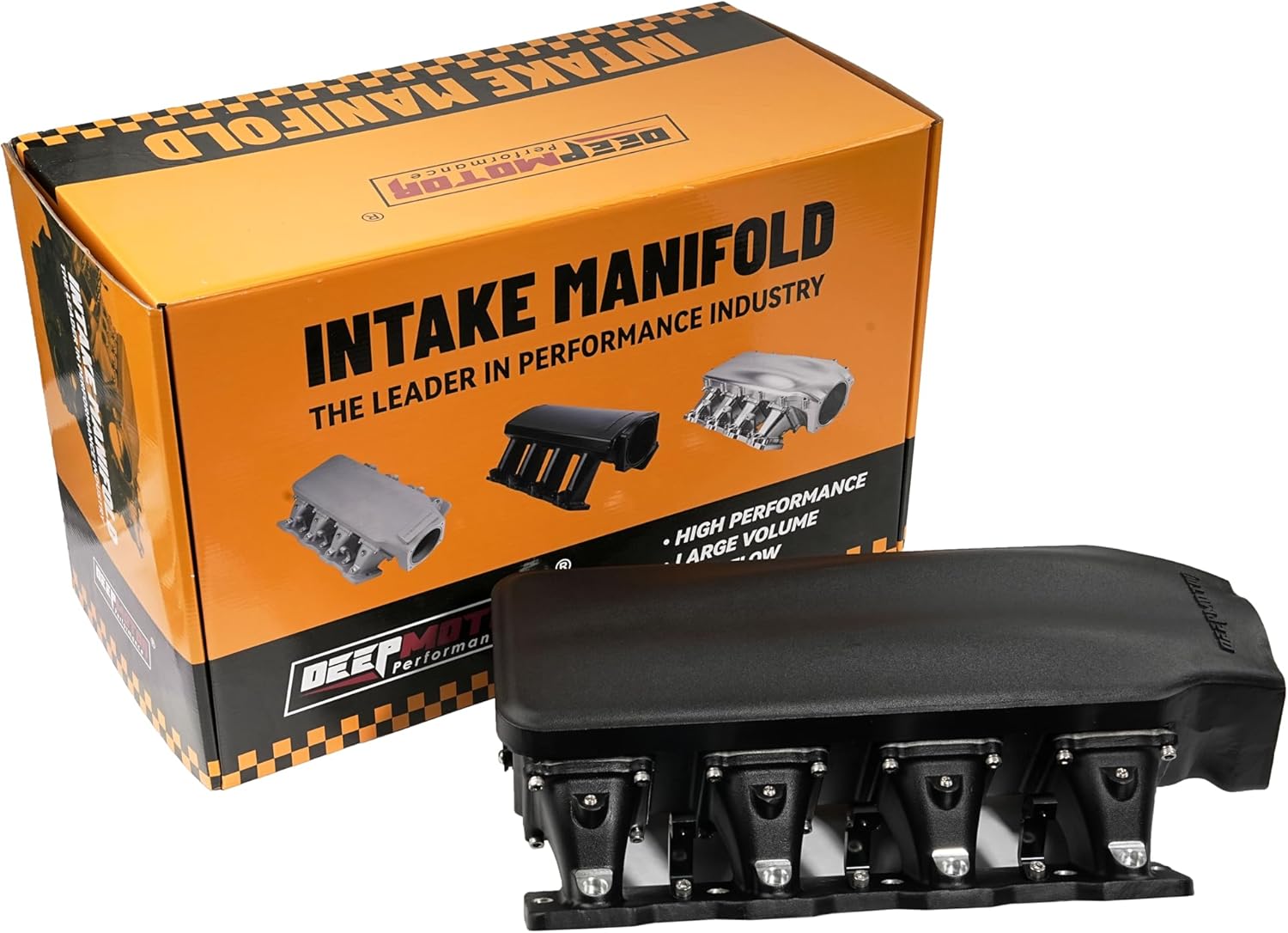 LS1/LS2/LS6 102mm Casting Bolted Intake Manifold with fuel rail (Black)