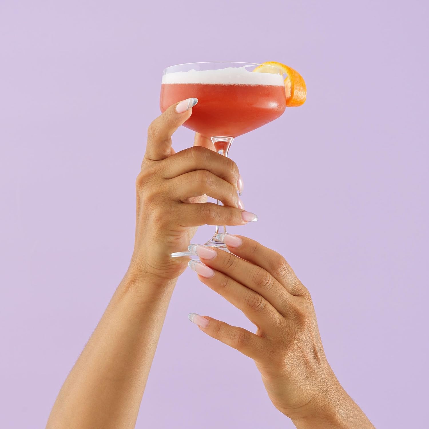 JoyJolt Sidney Cocktail Coupe Glasses Set of 4 | 8 oz Martini Glasses for Espresso Martini, Margarita, Champagne | Stemmed Bar Glass Set | Premium Crystal Made in Europe - Image 8