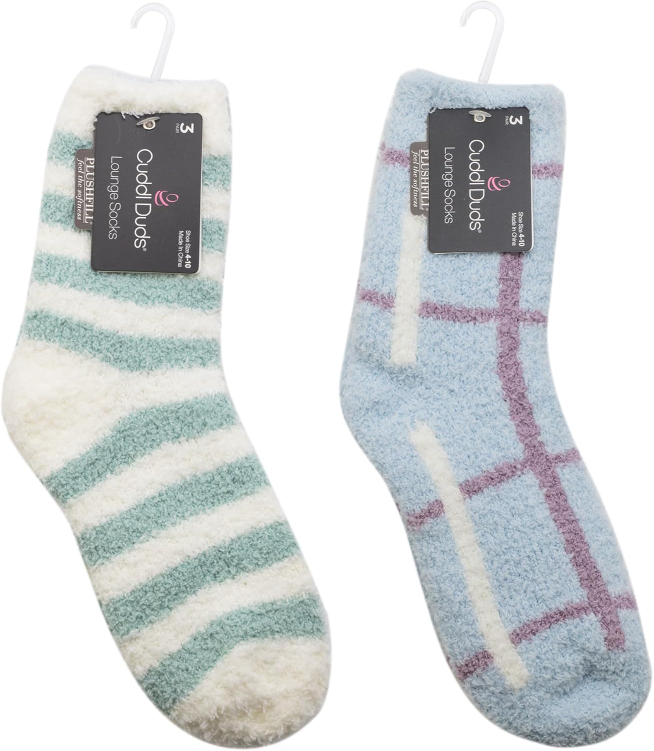 Cuddl Duds Women 6 Pair Pack Warm Cozy Plush Ultra Soft Anklet Lounge Fuzzy Fluffy Comfortable Slipper Socks - Image 3