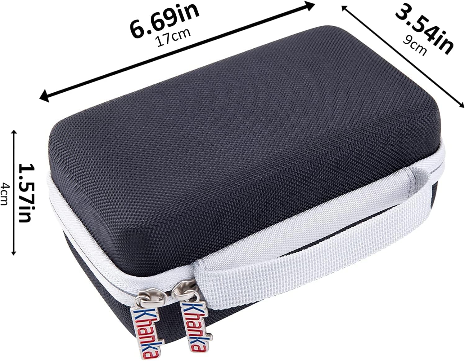 Khanka Hard Carrying Case with Photo Album for Fujifilm Instax Mini Evo Digital Hybrid Camera and Printer (Case+Photo Album, Black) - Image 5