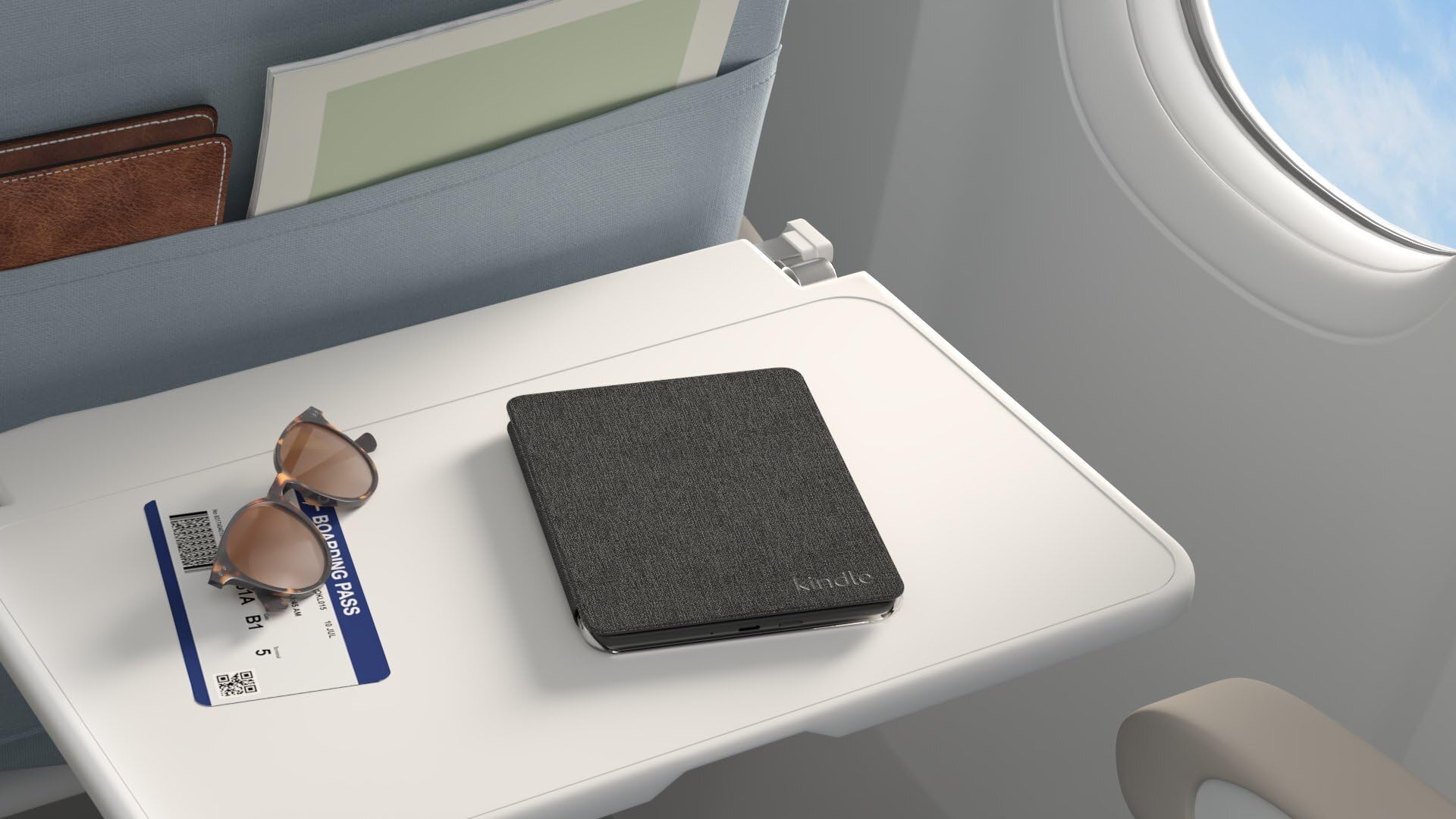 Kindle Colorsoft Signature Edition Clear Case Bundle: Include Kindle Colorsoft Signature Edition 32GB (newest model) | Metallic Black & Clear Case | Black