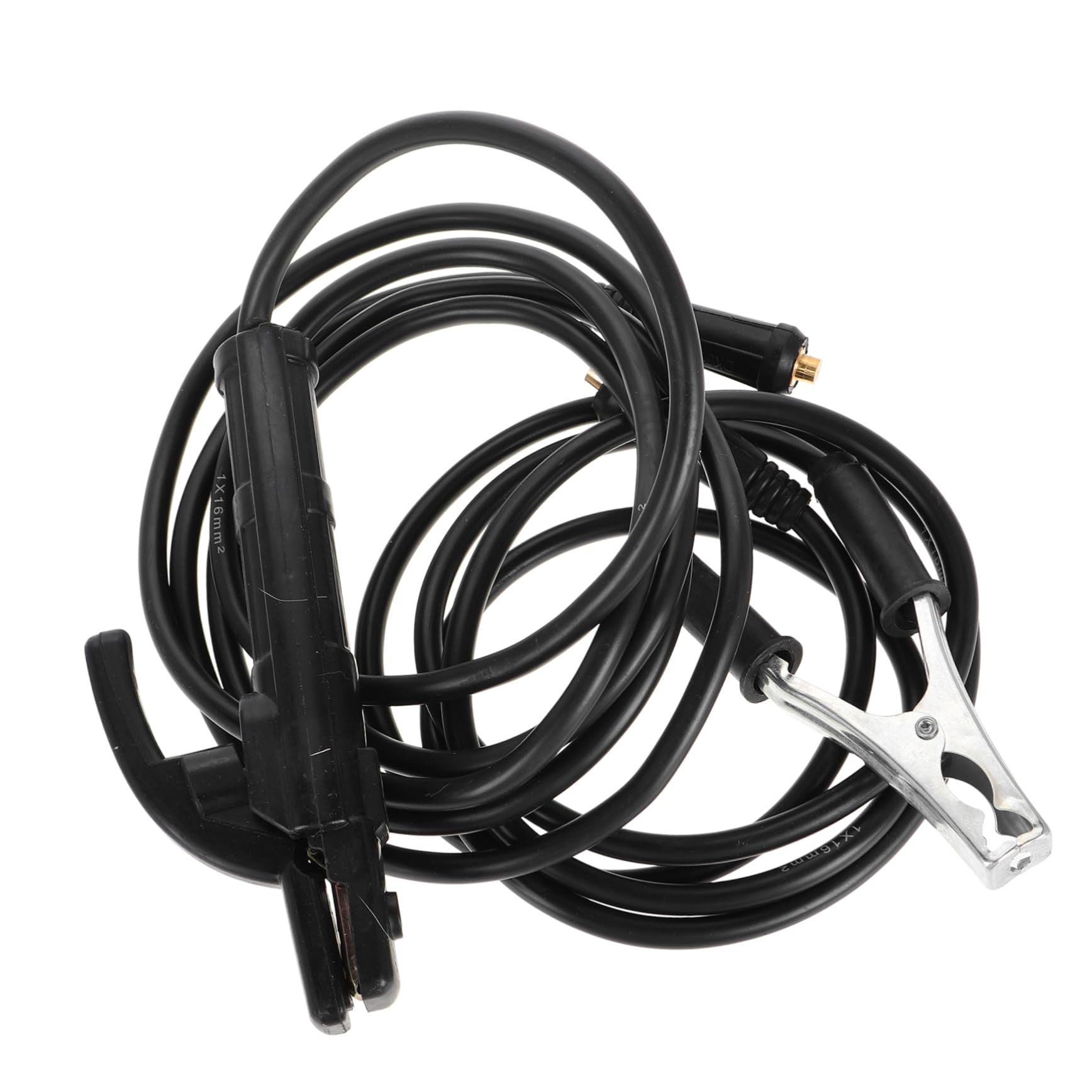 HEALLILY Welding Accessories Kit Electrode Holder Cables Weld Ground Clamp Ground Rod Wire Upgraded Weld Holder Parts for Home Projects