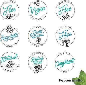Peppersmith Ultimate Taster Pack - Peppermint Mints, Gum and Pastilles
