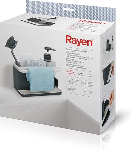 Rayen | Spülbeckenutensilien-Organizer | Premium-Serie | Abtropfkorb | Leicht zu