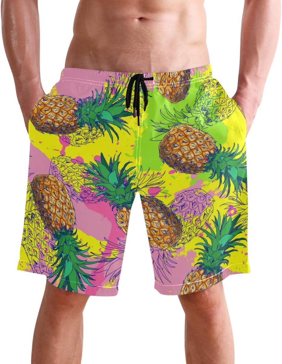 visesunny Stylish Mens Swim Trunks Quick Dry Beachwear Sports Swim Board Shorts Holiday Party Bathing Suits - Image 2