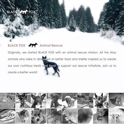 Miniatura 5 de Black Fox - Golosinas para perros de yema de huevo liofilizada, golosinas para gatos, un solo ingrediente, crudo, saludable, totalmente natural, de