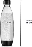 Sodastream Fuse – Lot de 2 bouteilles réutilisables 1L sans BPA, lavables au lave-vaisselle, noires - 9