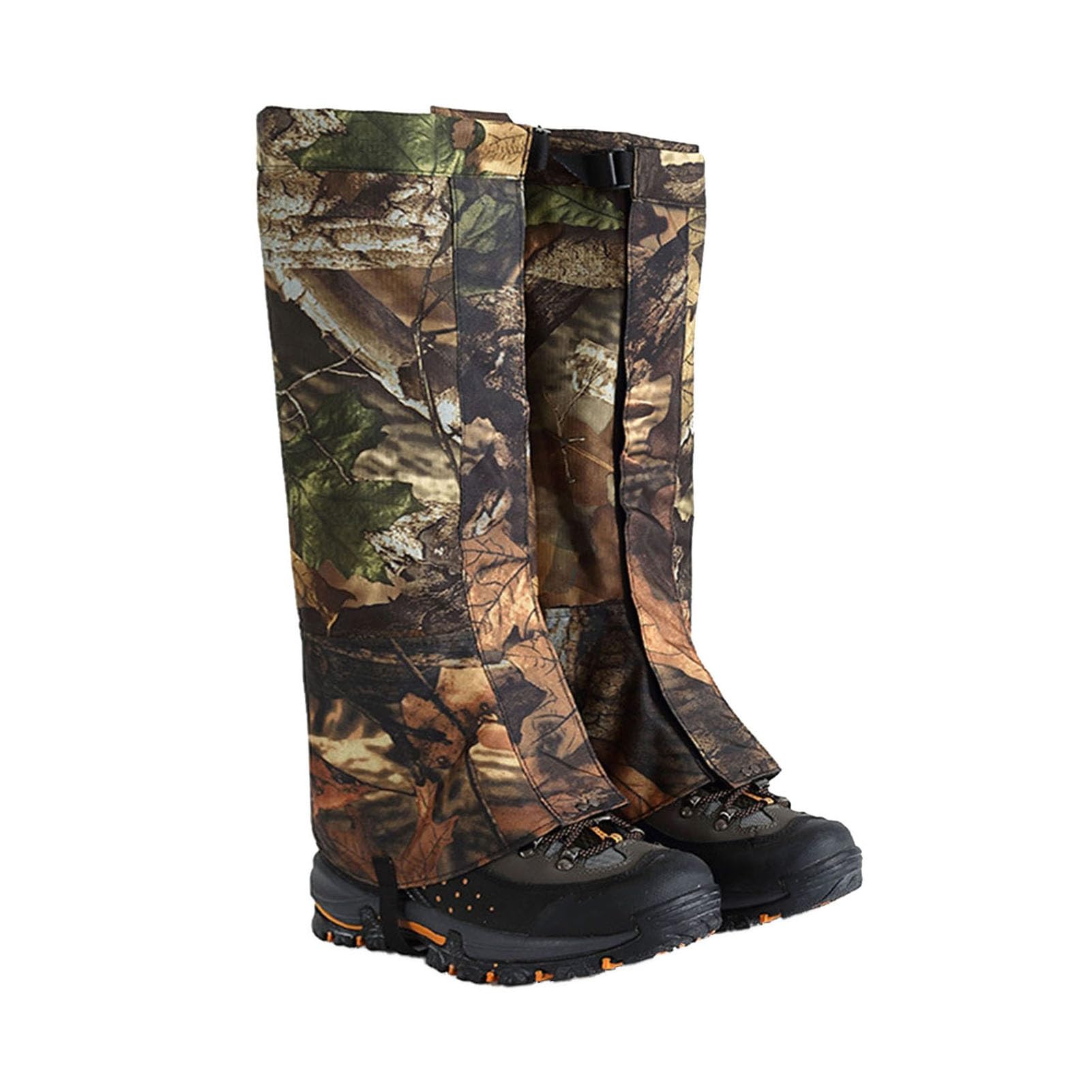 Guêtres de Jambe, avec Boucle en Dentelle en métal, guêtres d'extérieur, Protection des Jambes de Cyclisme, adaptées à l'alpinisme, à l'escalade, au Ski et à la Raquette