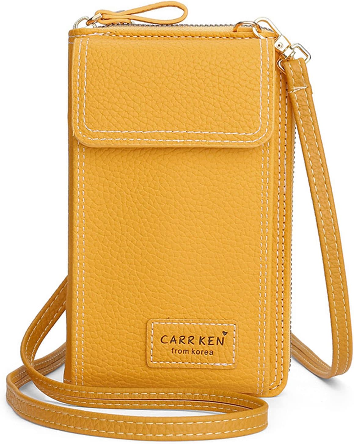 Valentoria Womens Crossbody Bag Cell phone Wallet Small Shoulder Purse Leather Card Handbag