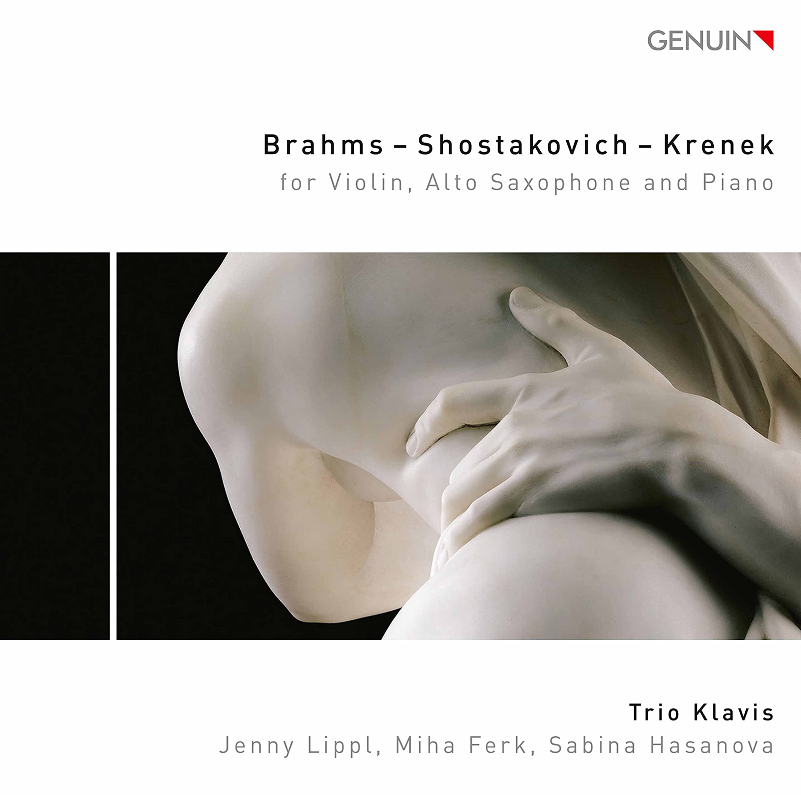 Brahms ? Shostakovich ? Krenek, for Violin, Alto Saxophone and Piano