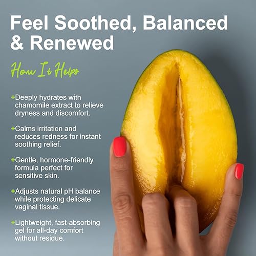 Miniatura 4 de Hidratante de manzanilla vaginal Alivio de sequedad y molestias de larga duración Lubricante femenino hidratante íntimo 10 geles de masaje