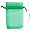 Akstore 100PCS 4x6inch (10x15cm) Drawstring Organza Jewelry Favor Pouches Wedding Party Festival Gift Bags Candy Bags (Green)