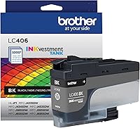 Vista 1 de Brother Cartucho de tinta original LC406BK de rendimiento estándar negro INKvestment Tank