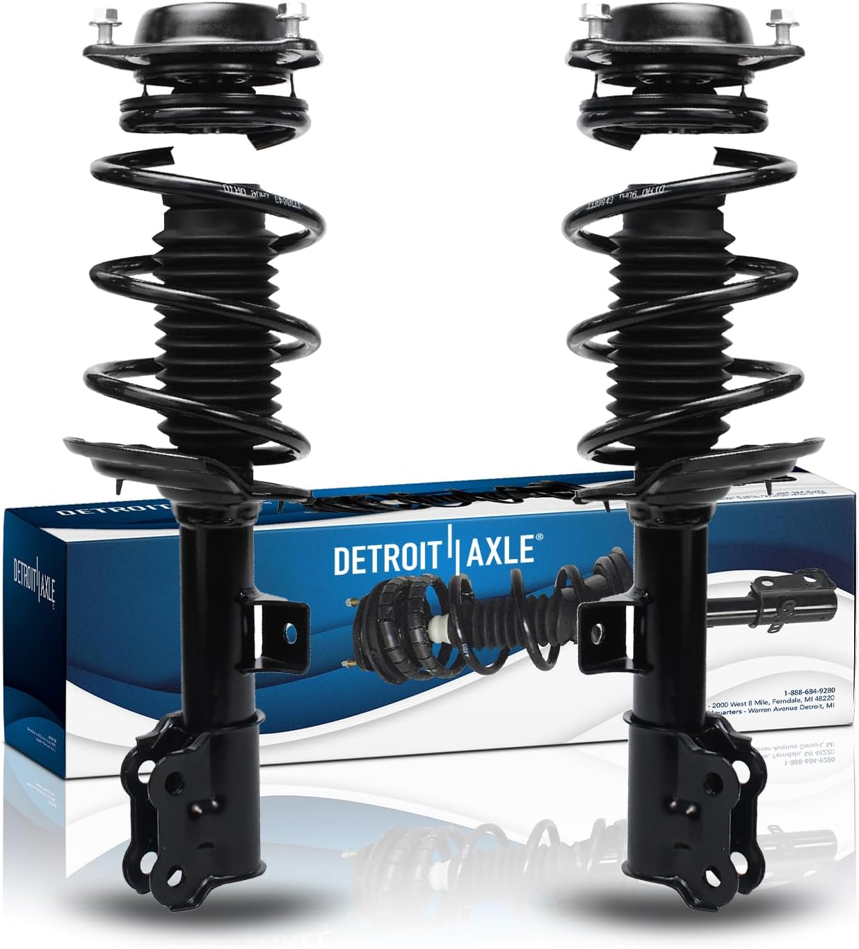 Front Left Complete Strut Assembly For Subaru Outback 2010-2012 – Quick Strut With Coil Spring, Driver Side Replacement