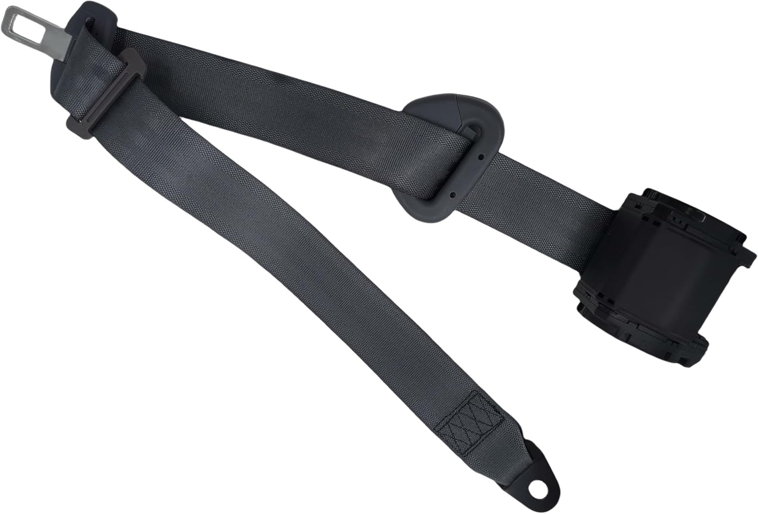 Universal Retractable Golf Cart Seat Belts Kit, Retractable Seatbelts Fits Yamaha, EZGO TXT & RXV Drive Club Truck Go-Kart ATV UTV Gray
