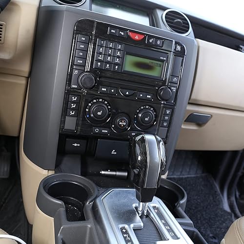 Miniatura 6 de YIWANG Cubierta de la cabeza de la palanca de cambios central de automóvil para Land Rover Freelander 2 2007-2015, Discovery 3 4 LR3 LR4 2004-2012