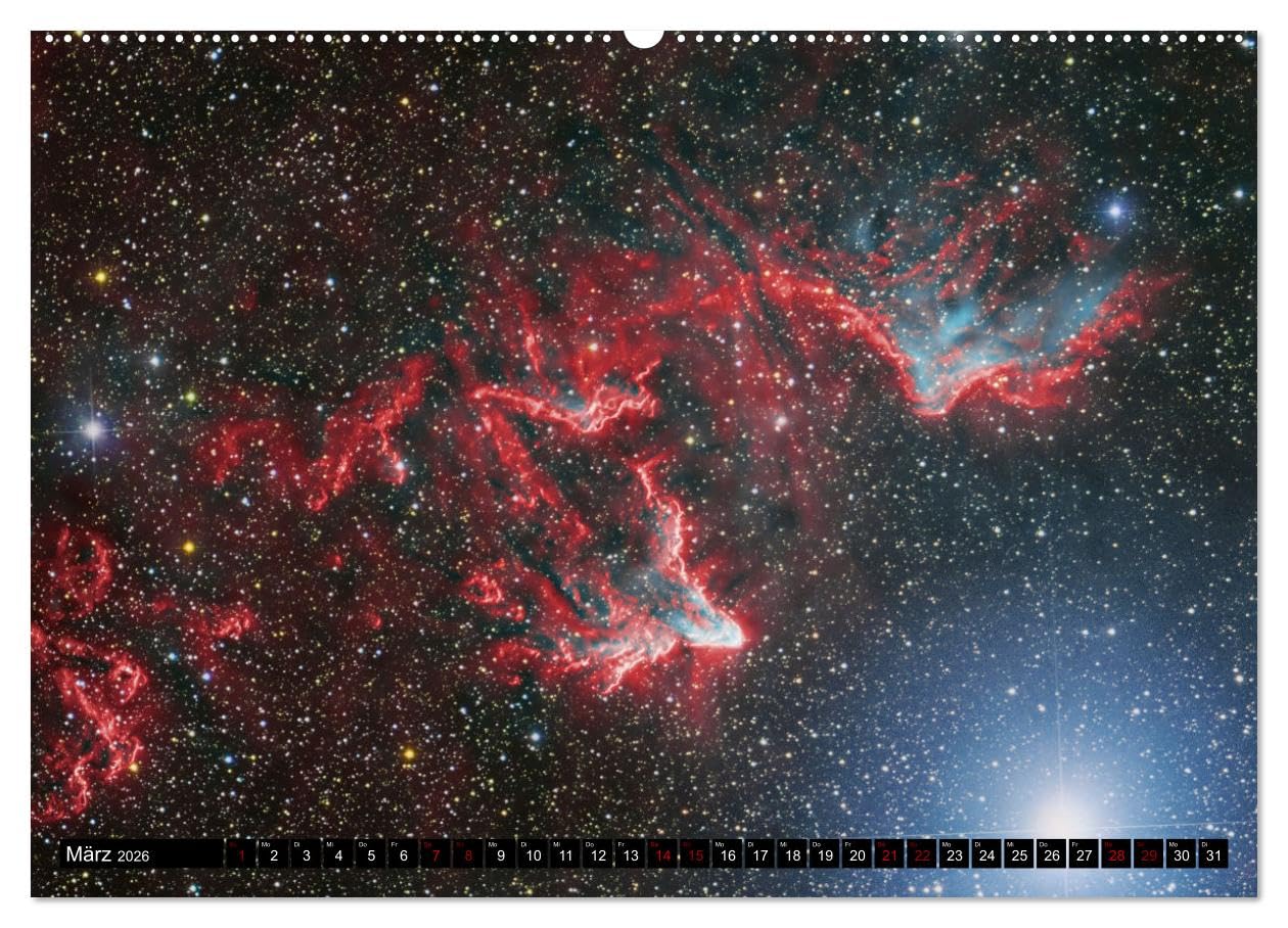 Deepsky 2026 (hochwertiger Premium Wandkalender 2026 DIN A2 quer), Kunstdruck in Hochglanz: Neue Bilder des bekannten Astrofotografen (CALVENDO Wissenschaft)