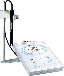 Apera Instruments EC700 Benchtop Conductivity Meter - Lab-Grade 1% Accuracy, 0-200 mS/cm Range, Auto Calibration, IP54 Durable
