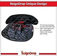 Vista 3 de ReignDrop Piddle Pad Protector de asiento de coche para entrenamiento de niños pequeños y bebés, almohadilla impermeable para asiento de automóvil