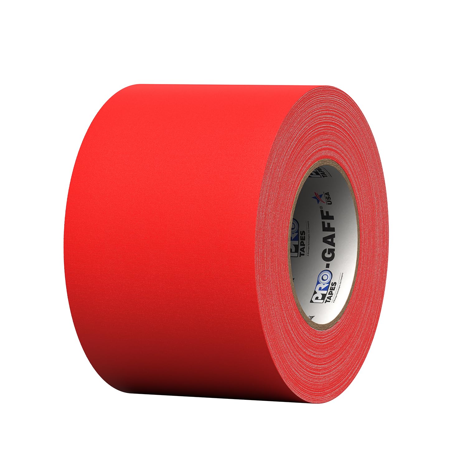 4" Pro Gaff Gaffers Tape 55 yards length red matte. Premium Heavy-Duty Gaffers Tape trusted by professional Gaffers. Made in the USA. Holds Tight, Easy to remove. (Pack of 12)
