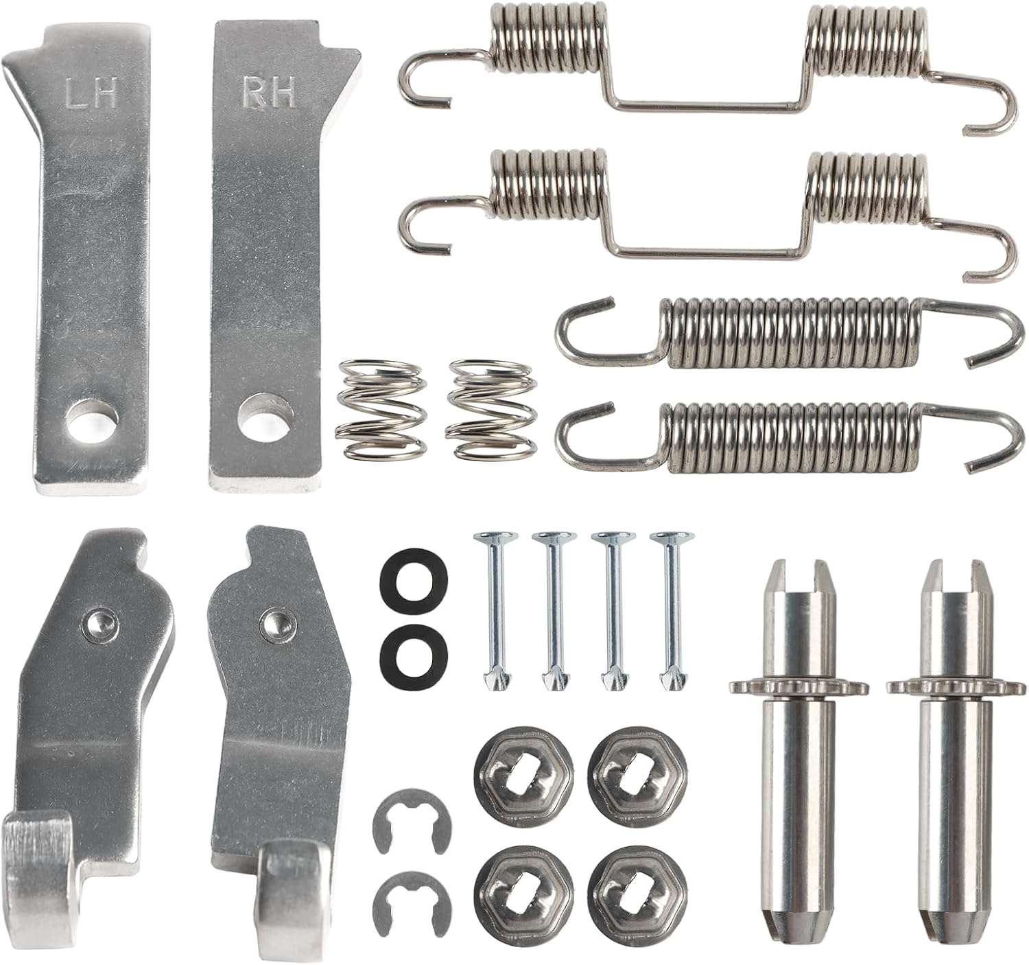 Parking Brake Hardware Kit Stainless Steel Fit for 1965-1982 Chevy Corvette C2 C3 LH & RH