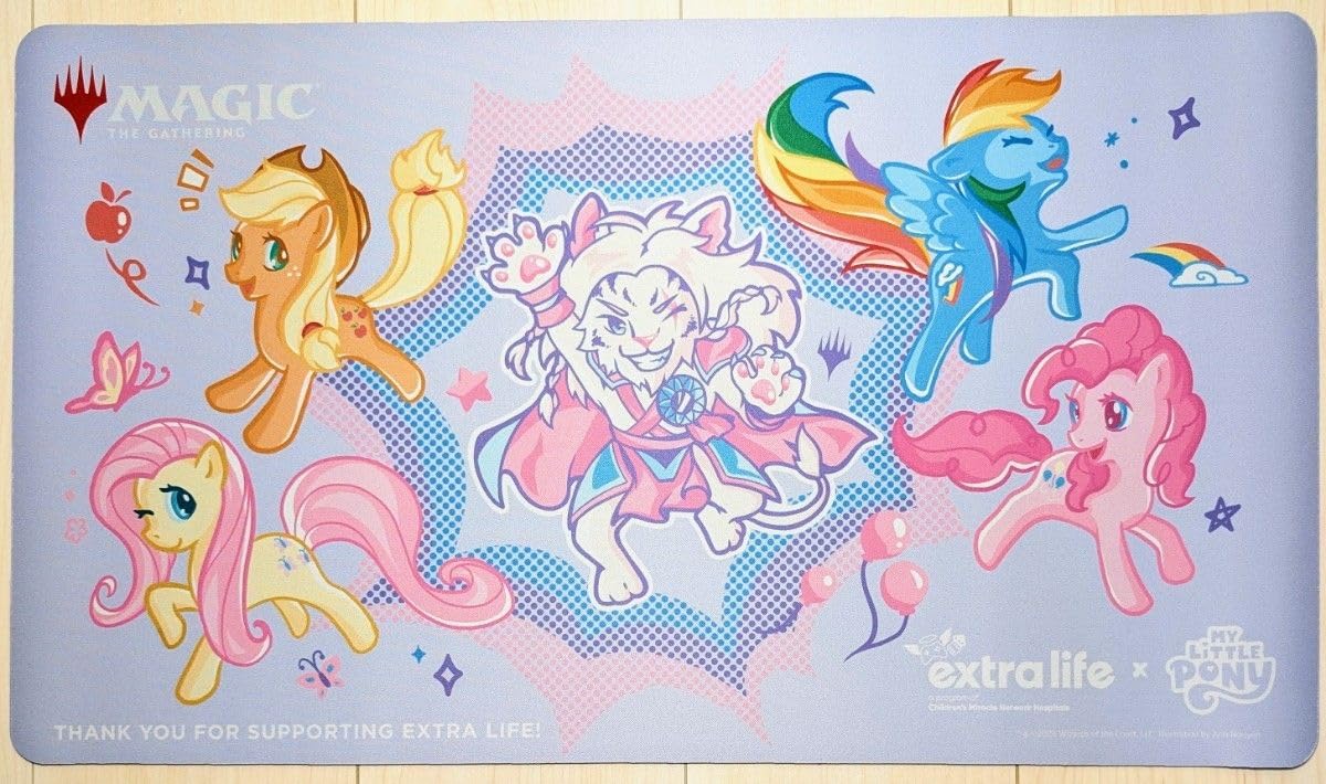 Amazon.co.jp: MTG Extra Life 2023 マイリトルポニー プレイマット