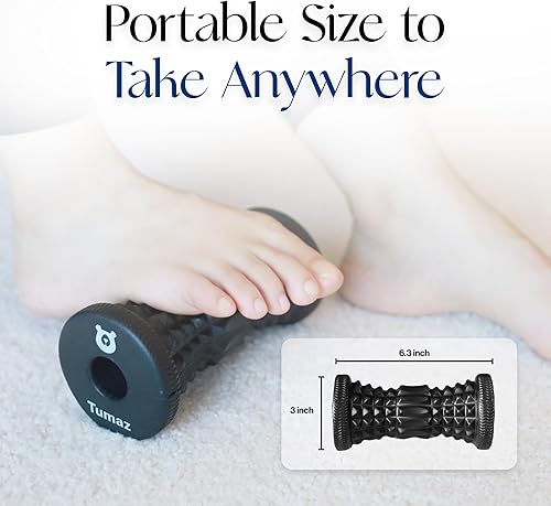 Miniatura 9 de Tumaz Rodillo de pie versión mejorada con protuberancia más profunda Rodillo de masaje ergonómico para fascitis plantar para aliviar la fascitis